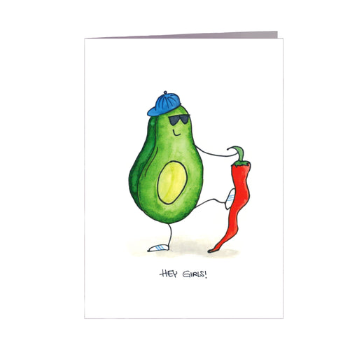 Avocado Karte | Skater | Hey Girls