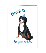 Laden Sie das Bild in den Galerie-Viewer, Geburtstagskarte | It&#39;s your birthday | Hund | Berner Sennen