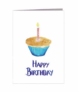 Geburtstagskarte | Happy Birthday | Cupcake