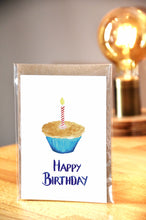 Laden Sie das Bild in den Galerie-Viewer, Geburtstagskarte | Happy Birthday | Cupcake