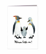 Laden Sie das Bild in den Galerie-Viewer, Karte zur Geburt | Baby Pinguin