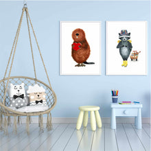 Laden Sie das Bild in den Galerie-Viewer, Kinderposter | Print | Kinderzimmerdeko | Waldtiere | DIN A4