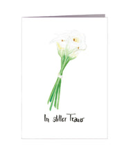 Laden Sie das Bild in den Galerie-Viewer, Trauerkarte | In stiller Trauer | Blumenstrauss